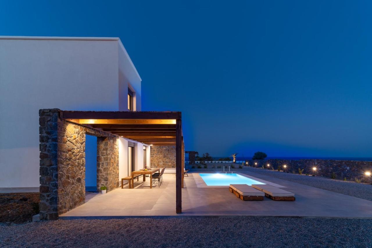 Terra D'Oro Sea View Villa With Private Pool Kiotari Exterior foto